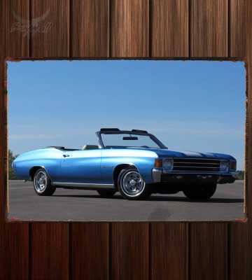 Металлическая табличка Chevrolet Chevelle Malibu 350 Convertible
